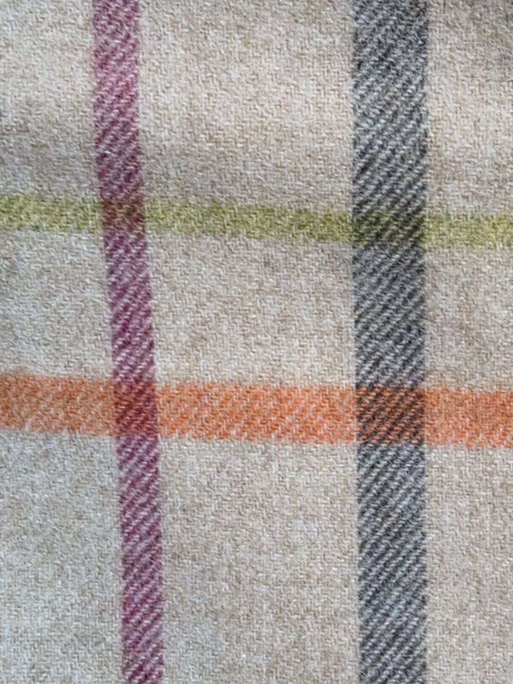 Oatmeal Plaid Evangeline Throw